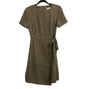 Mod Ref Faux Wrap Front Dress NWT S